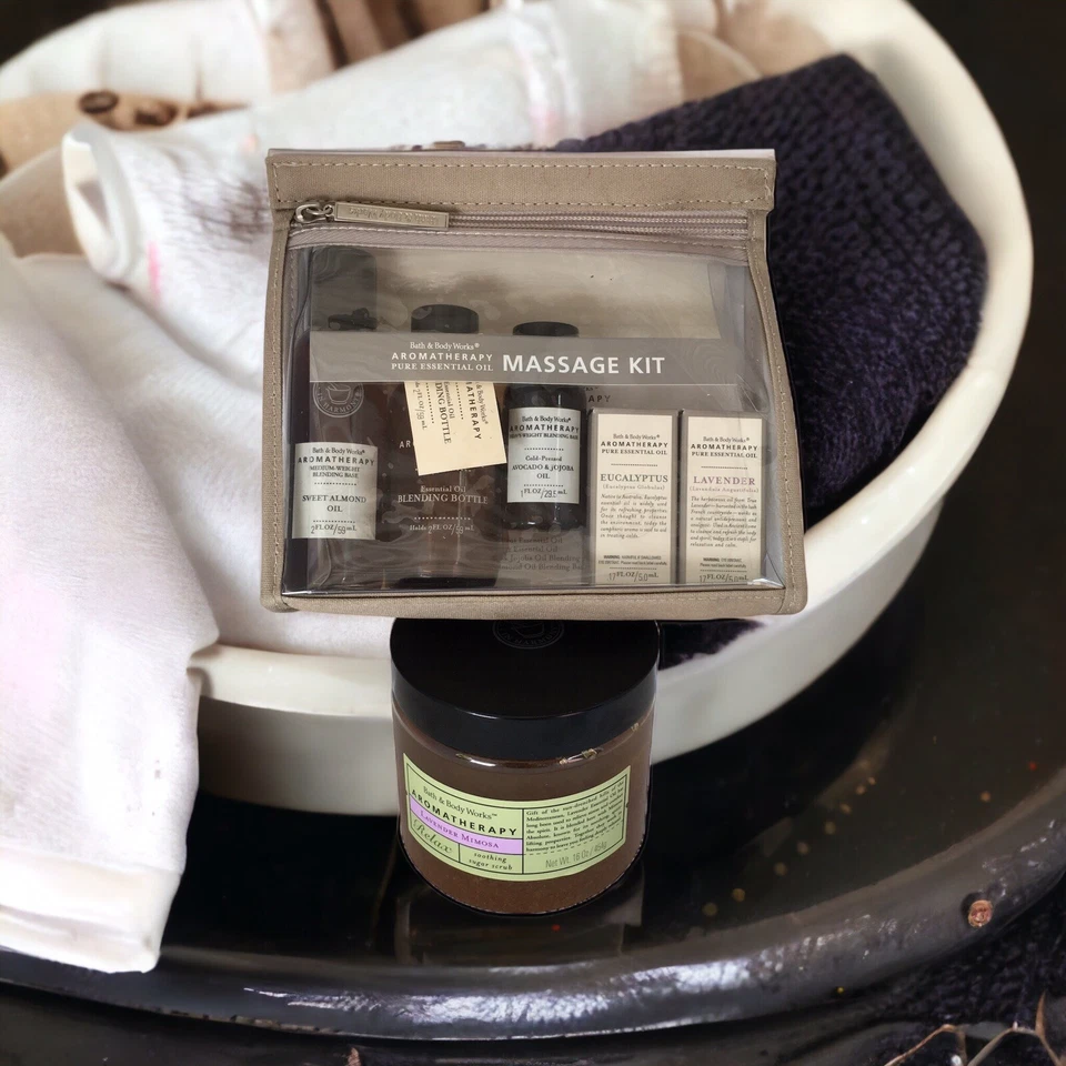 Набор для массажа чистым эфирным маслом ароматерапия Bath & Body Works рождественский подарочный набор - Изображение 3 из 4