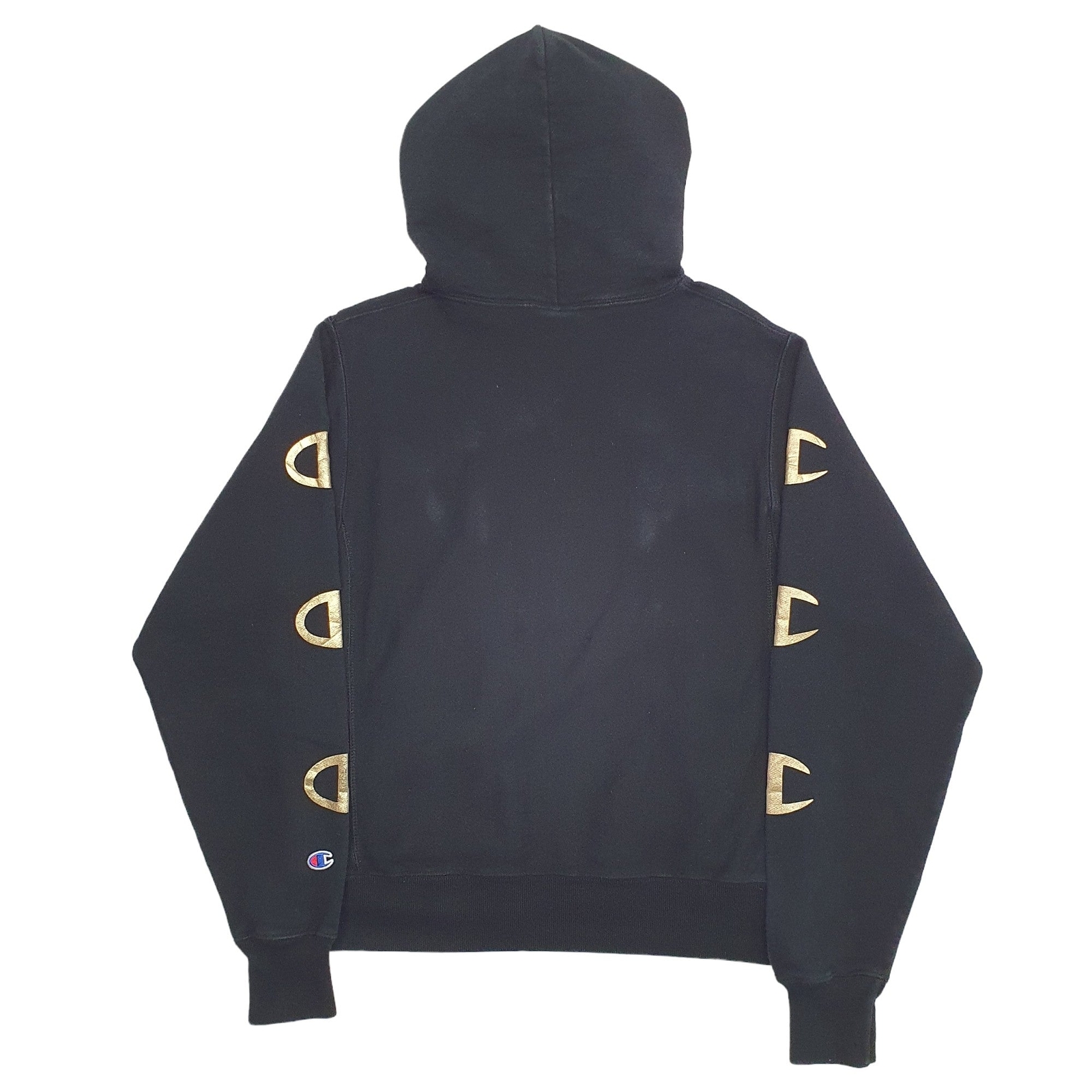 CHAMPION Hoodie Reverse Weave Jumper Sweatshirt Mens S image 4