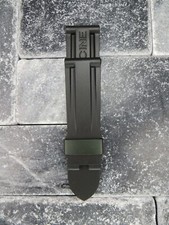 New 26mm Genuine Rubber Tang Strap Black Diver Watch Band for PANERAI Tongue x1