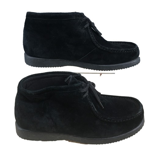 Hush Puppies Men\'s Black Lace-Up Leather Boots (The Denzel) Hush Puppies Men Denzel Lace Black Leather Boot | eBay main image 2