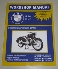 Werkstatthandbuch + Reparaturanleitung BMW R 26 + R 27 Einzylinder