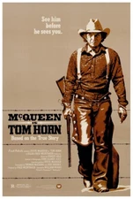 Tom Horn 1980 - Steve McQueen - Vintage Classic Movie Poster