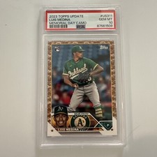 2023 Topps Update Luis Medina RC Memorial Day Camo  /25 #US311 PSA 10 Athletics