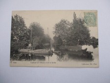 CPA GRÜNER RÜCKEN SARTHE 72 CONFLUENT DE L'HUISNE ET DE LA SARTHE