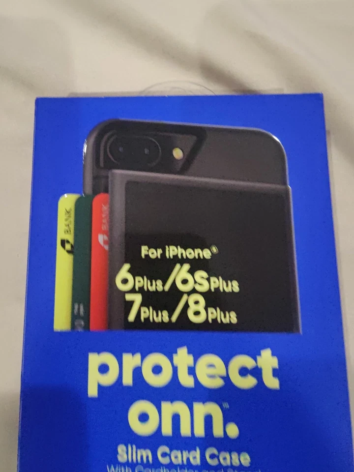 Funda delgada para tarjetas Protect Onn iPhone 6 Plus 6S Plus 7 Plus 8 Plus Foto 3 de 4