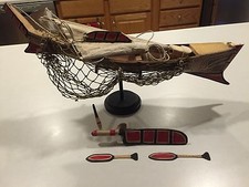 Early Northwest Coast Whaling Boat Model "Ex-Museum" Polychrome Tlingit-Haida