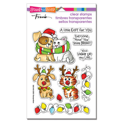 Stampendous Set Timbri Trasparenti 4x6 Pollici - Foglie E Alberi, Per Scrapbooking E Cardmaking