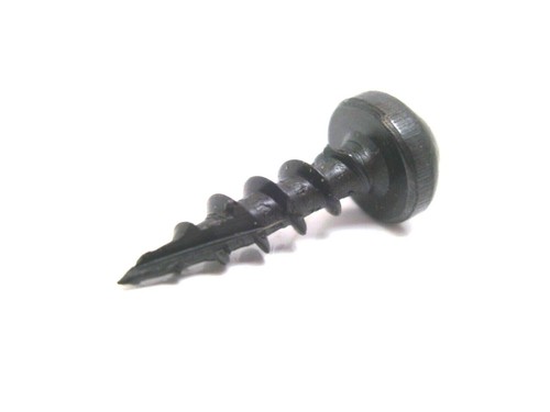 250 NEW m4 x 15mm SELF STARTING PAN HEAD SQUARE DRIVE WOOD SCREW BLACK COPPER NC - Picture 2 of 5