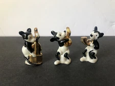 1930's German Mickey Mouse Porcelain Bisque Figurines Band Orchestra Germany