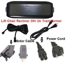 Okin Pride Power Recliner Lift Chair Power Supply 29V2A Transformer for Medlift