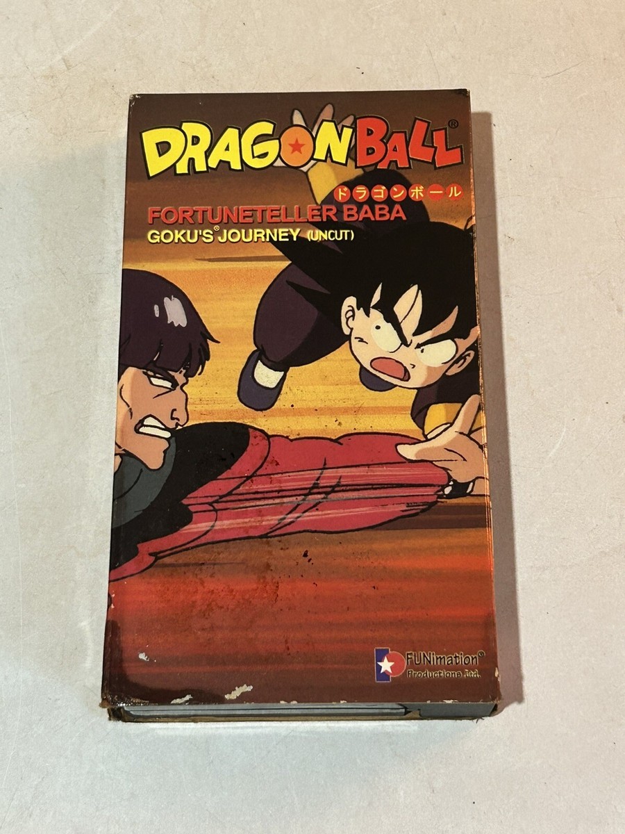 VHS Anime Dragon Ball Fortuneteller Baba Goku's Journey (Uncut