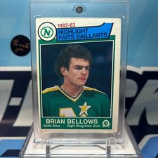 1983-84 O-Pee-Chee #165, BRIAN BELLOWS RC ??? Vintage Rookie Card. rookie card picture