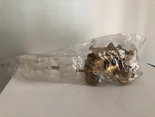 Vintage Plastic Toy The Royal Gold Coach W/ 4 Horses Carriage  Hong Kong NOS