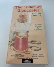 The Tailor of Gloucester by Beatrix Potter VHS Tape 1991 A Christmas Musical