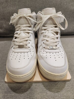 Nike Air Force 1 Mid '07 Triple White Size 12 (315123-111