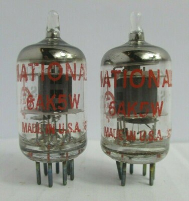6AK5W / 5654 NATIONAL ELECTRONICS, BRAND. D´GETTER. NOS / NIB. TOP PÄRCHEN !!!