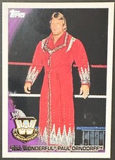 2010 Topps WWE Wrestling Mr Wonderful Paul Orndorff Legends #85