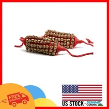 Luxury Ghungroo Set - 50 Brass Bells with Cushion Pads for Dance Excellence