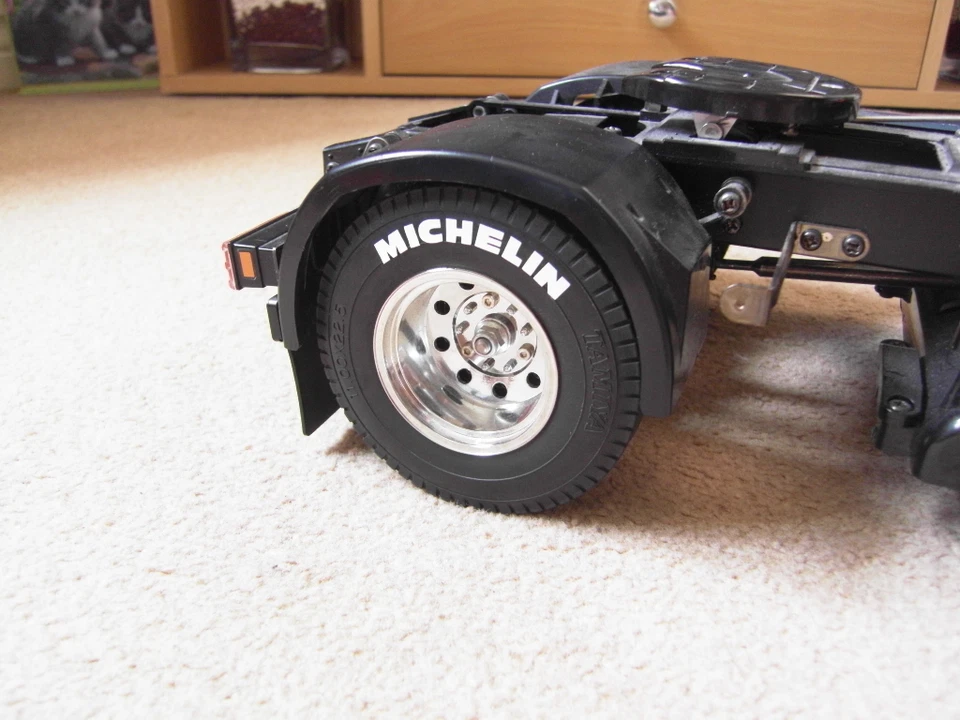 TAMIYA 1/14 SCANIA MAN VOLVO HAULERS camión pegatinas para ruedas neumáticos Michelin