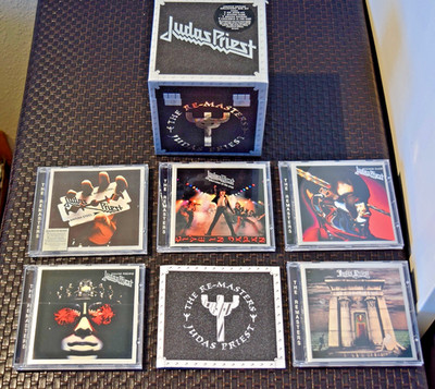 JUDAS PRIEST Re-Masters  5 CD Box Set + Book, Limited Ed, 2001, Heavy Metal