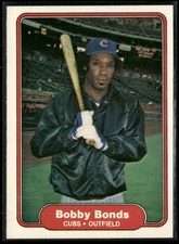 1982 Fleer #588 Bobby Bonds