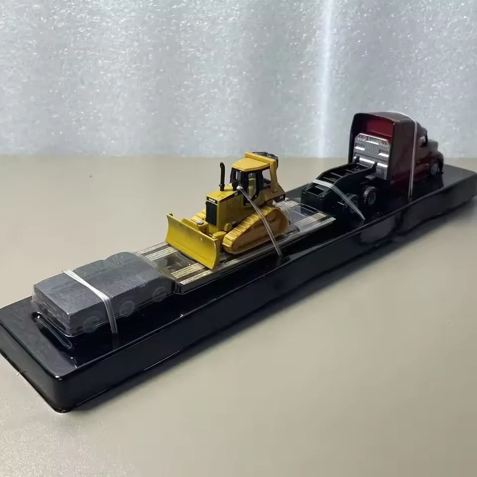 Camión remolque de metal fundido a presión 1:87 CAT 163H 315C 320D CT660 modelo Peterbilt 579 Foto 2 de 4