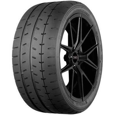 225/45R16 Yokohama Advan A052 93W XL Black Wall Tire
