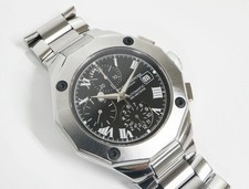 Baume&Mercier Riviera Chronograph MO08669 Stainless Steel Black utomatic Used 3