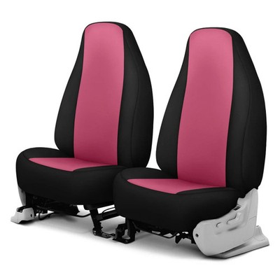 For Ford E-350 Club Wagon 02-04 Neosupreme  1st Row Pink with Black Custom Seat
