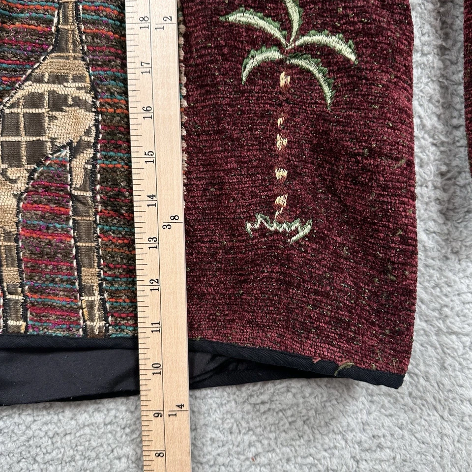 Nuevo Abrigo Direction Multicolor Safari Jirafa Edredón Chaqueta Top Talla XL Tejido Foto 4 de 4