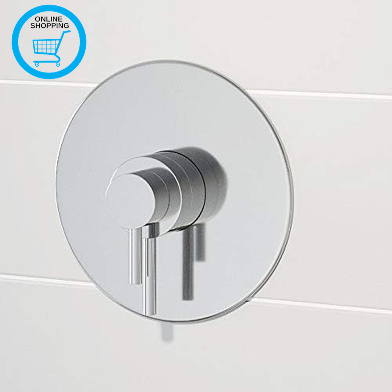 Modern round Shower Valve Thermostatic Concentric Concealed/Exposed Chrome