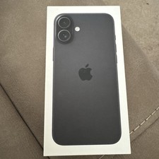 Apple iPhone 16 Plus black 128GB - Empty Box ONLY - No phone Box Only
