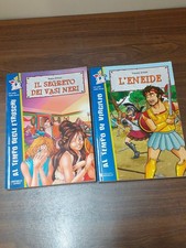 L'ENEIDE - IL SEGRETO DEI VASI NERI 2 VOLUMI - UN TUFFO NELLA STORIA RAFFAELLO