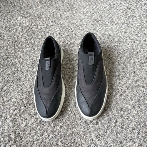 Wolf & Shepherd Cruise Tre Shoes Mens Size 13 Slip-On Leather Neoprene Black