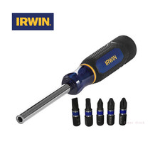 Irwin 5-in-1 Multi-Bit Screwdriver with Guide Sleeve - 2013285