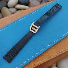 13mm Lizard JB Champion Unused 1970s Vintage Watch Band Fold-Over Buckle