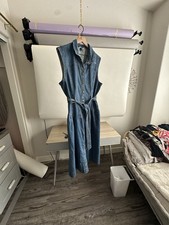 Denim Midi Dress Size 16 New Without Tags ,Cowboy Core, Country Core Jumper