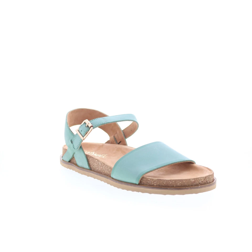 Softwalk Upland S2419-373 Womens Blue Leather Strap Sandals Shoes - Image 2 of 4