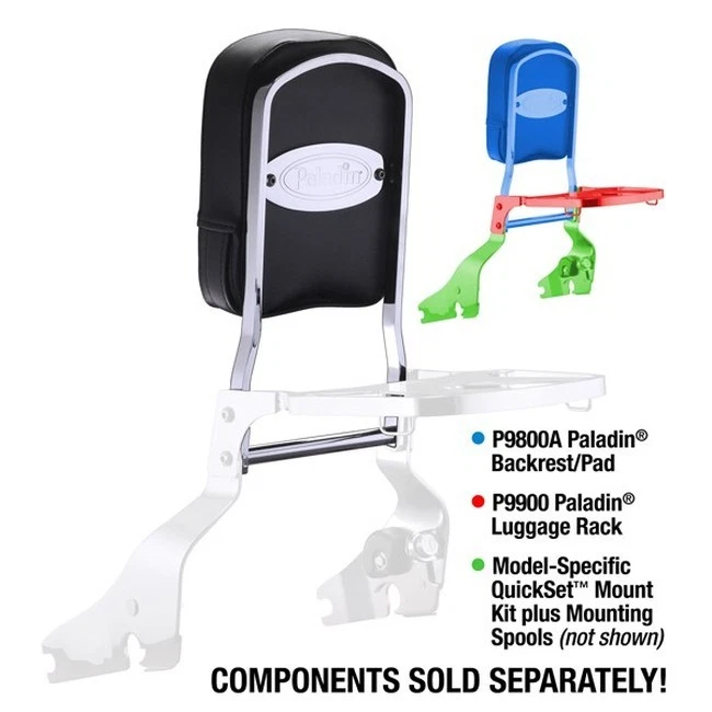 Respaldo Paladin Quickset con almohadilla Comfort National Cycle P9800A Foto 2 de 3