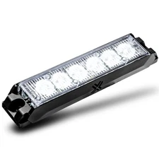 5.25" 6W LED Emergency Vehicle Strobe Grille Light Head Police Firefighter White