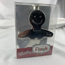 Wembley 8 oz. Stainless Steel Flask - Gingerb...