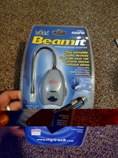 New iRock Beamit Wireless Music Adapter, 400FM, FM Transmitter, Car Home MP3