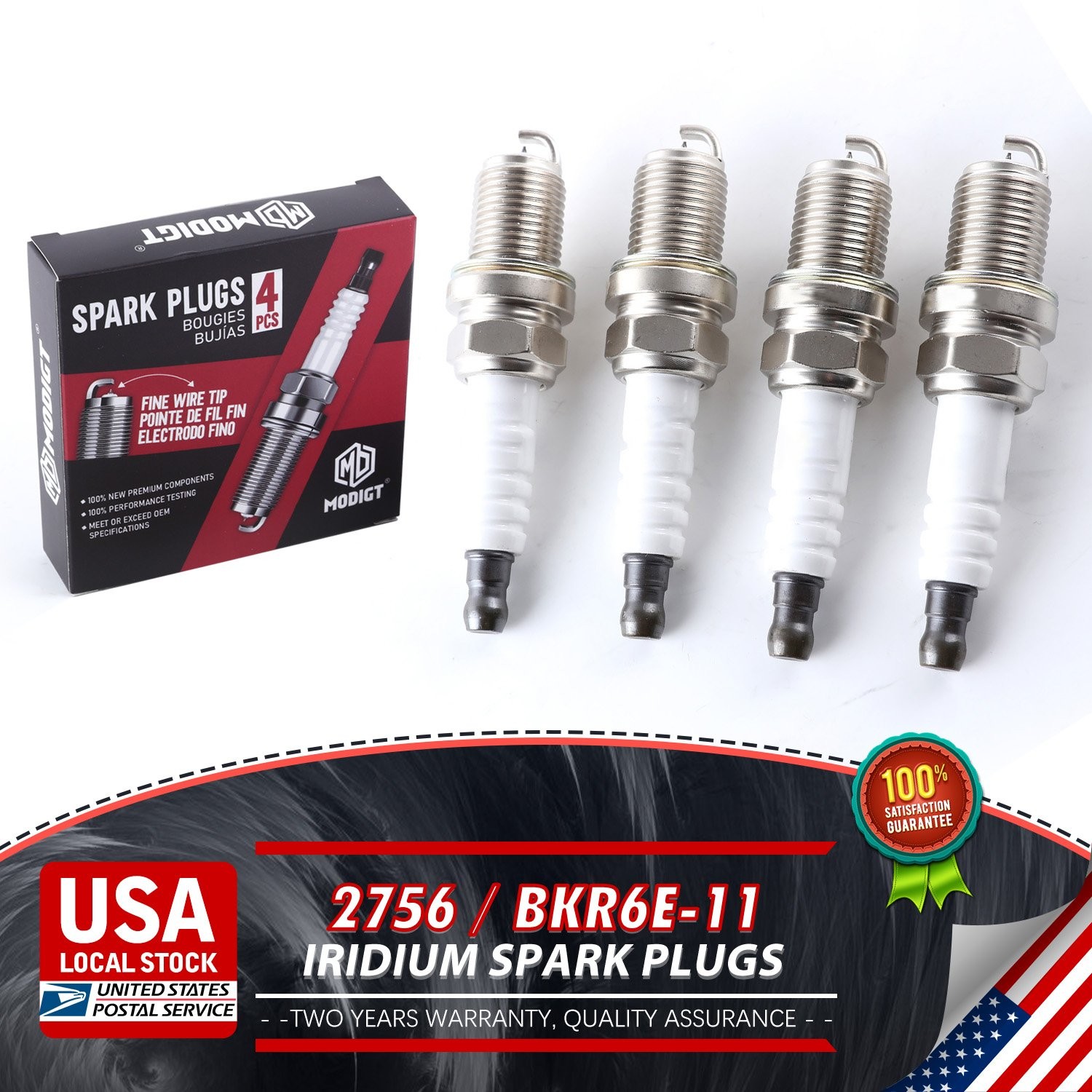 SET OF 8 FOR NGK 2756/BKR6E-11 Modigt PREMIUM SPARK PLUGS OEM QUALITY NEW