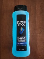 Power Stick Intensity 2-in-1 Shower Gel Shampoo 18 oz All-Day Fresh