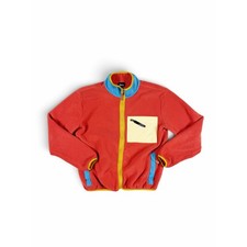Patagonia Kids Synchilla Fleece Jacket Sumac Red Colorblock XXL 16-18 kids