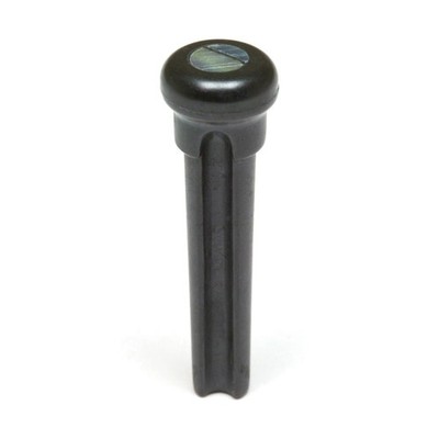 Graph Tech TUSQ Präsentation Bridge Pins 6er Set (schwarz, Abalone Dot)