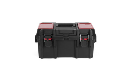 Hyper Tough 16-Inch Toolbox   Heavy-Duty Resin Storage with Padlock Security