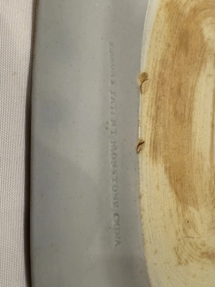 Plato "doble pavo real" porcelana exportación china siglo XVIII Foto 3 de 4