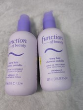 2 x FUNCTION of BEAUTY Leave in Treatment for Wavy Hair, 7 fl. oz.