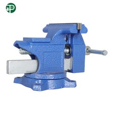 4-1/2" Heavy Duty Bench Vise w/ Anvil Swivel Locking Base Table top Clamp Vice